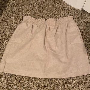 Beige skirt